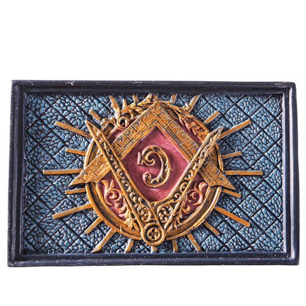 Masonic Clock Sandtimer Freemasons or Freemasonry Sculptures Statue